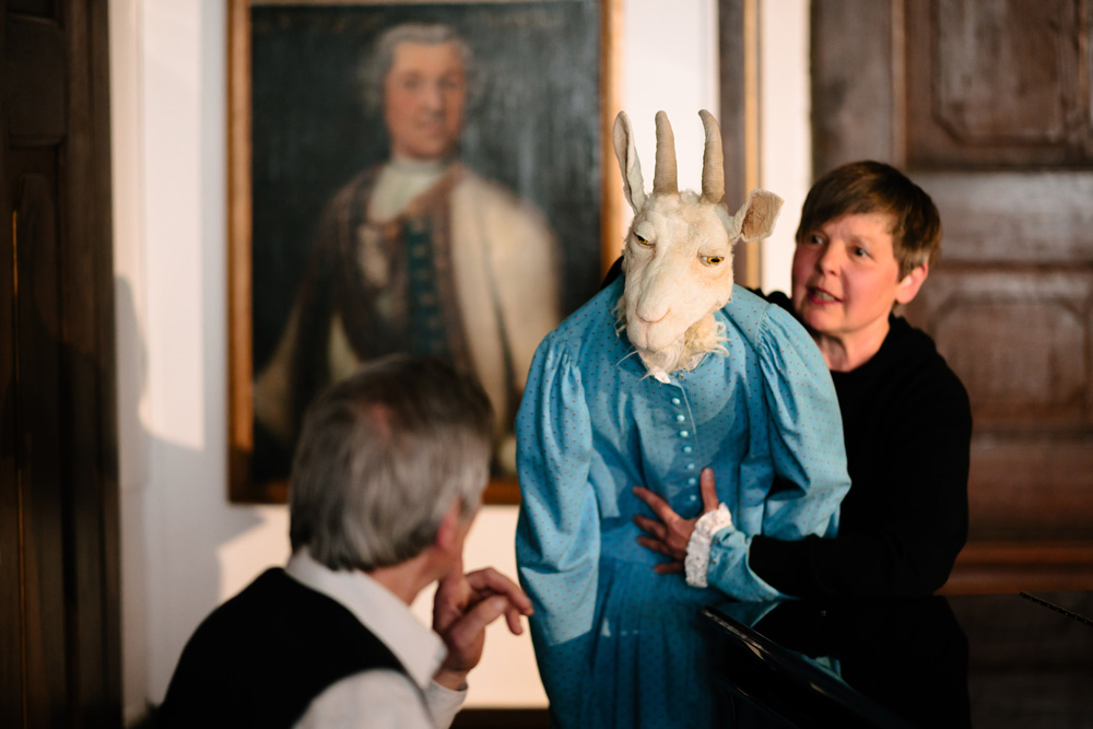 Krokodil Theater · Kurze Szenen für Feste, Feiern, Hochzeiten, Vernissagen... · Foto: Moritz Fähse